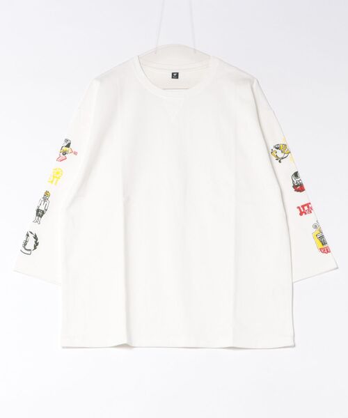 チャイハネ(チャイハネ)の「【チャイハネ】ヒンディカナメンズTシャツ(Tシャツ/カットソー・メンズ・ホワイト/ブラック/マスタード・FREE)」の2枚目の写真