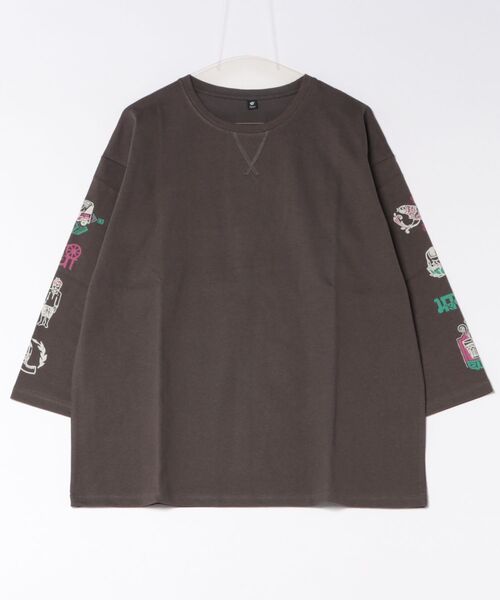チャイハネ(チャイハネ)の「【チャイハネ】ヒンディカナメンズTシャツ(Tシャツ/カットソー・メンズ・ホワイト/ブラック/マスタード・FREE)」の3枚目の写真