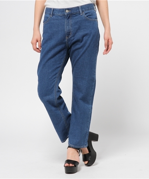 E hyphen world gallery（イーハイフンワールドギャラリー）の「ストレートデニムパンツ（その他パンツ・レディース・インディゴブルー/ライトインディゴブルー/アイボリー・SMALL/MEDIUM）」の17枚目の写真