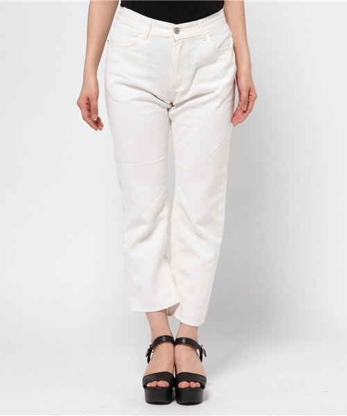 E hyphen world gallery（イーハイフンワールドギャラリー）の「ストレートデニムパンツ（その他パンツ・レディース・インディゴブルー/ライトインディゴブルー/アイボリー・SMALL/MEDIUM）」の4枚目の写真