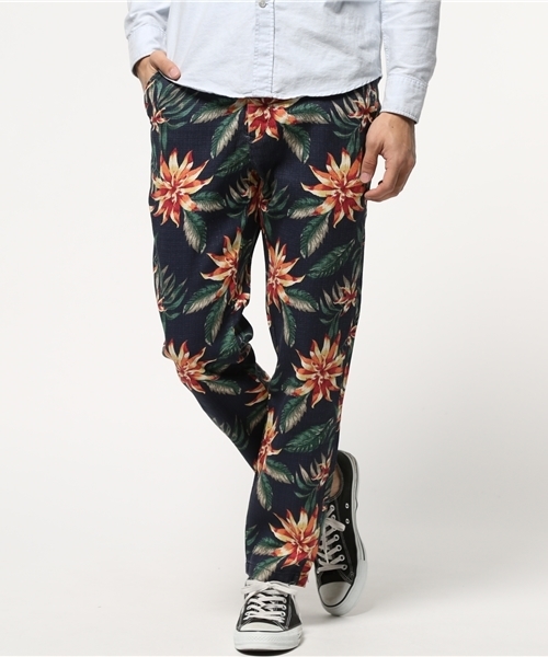 NANO universe(ナノユニバース)の「花柄プリペラパンツ(その他パンツ・メンズ・オフホワイト/ネイビー/オリーブ・42/44/46/40)」の3枚目の写真