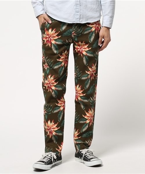 NANO universe(ナノユニバース)の「花柄プリペラパンツ(その他パンツ・メンズ・オフホワイト/ネイビー/オリーブ・42/44/46/40)」の1枚目の写真