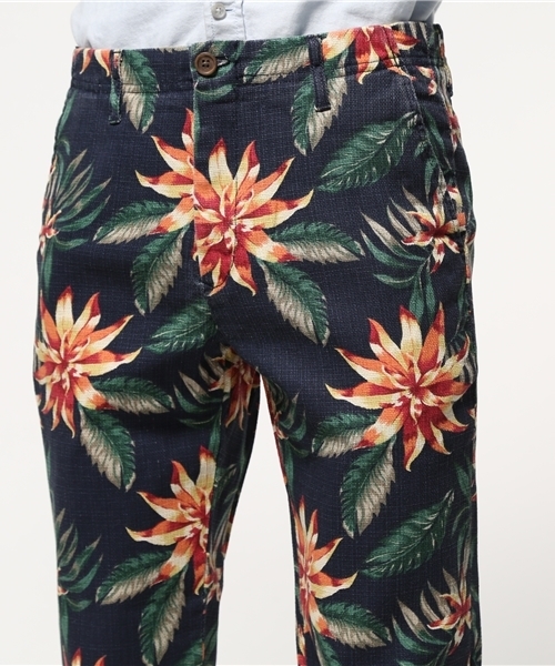 NANO universe(ナノユニバース)の「花柄プリペラパンツ(その他パンツ・メンズ・オフホワイト/ネイビー/オリーブ・42/44/46/40)」の7枚目の写真