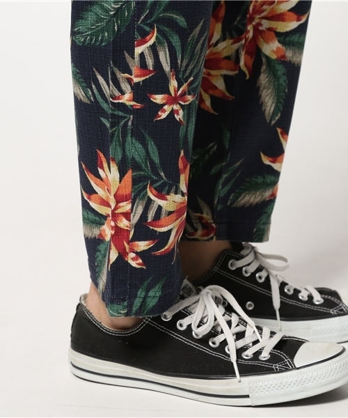 NANO universe(ナノユニバース)の「花柄プリペラパンツ(その他パンツ・メンズ・オフホワイト/ネイビー/オリーブ・42/44/46/40)」の10枚目の写真