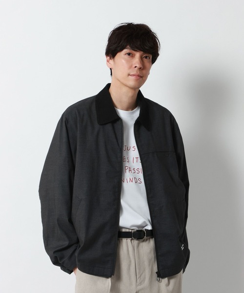 GLOBAL WORK(グローバルワーク)の「クリーンデニム/ZIPジャケット/901588(デニムジャケット・メンズ・ダークブルー・SMALL/LARGE/MEDIUM)」の7枚目の写真