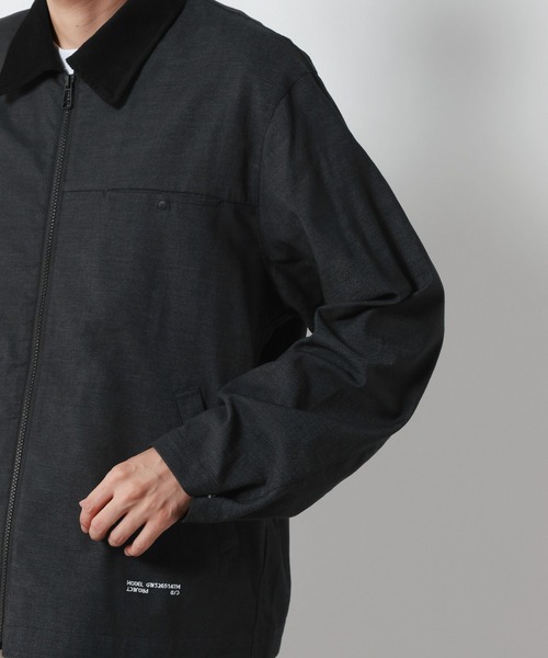 GLOBAL WORK(グローバルワーク)の「クリーンデニム/ZIPジャケット/901588(デニムジャケット・メンズ・ダークブルー・SMALL/LARGE/MEDIUM)」の12枚目の写真