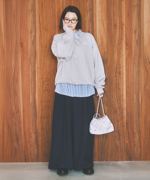 Casselini(キャセリーニ)の「【Casselini】COLORME別注チャーム付き4WAYショルダーバッグ(野崎智子着用)(ショルダーバッグ・レディース・ピンク・FREE)」の12枚目の写真