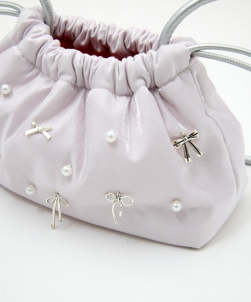 Casselini(キャセリーニ)の「【Casselini】COLORME別注チャーム付き4WAYショルダーバッグ(野崎智子着用)(ショルダーバッグ・レディース・ピンク・FREE)」の21枚目の写真
