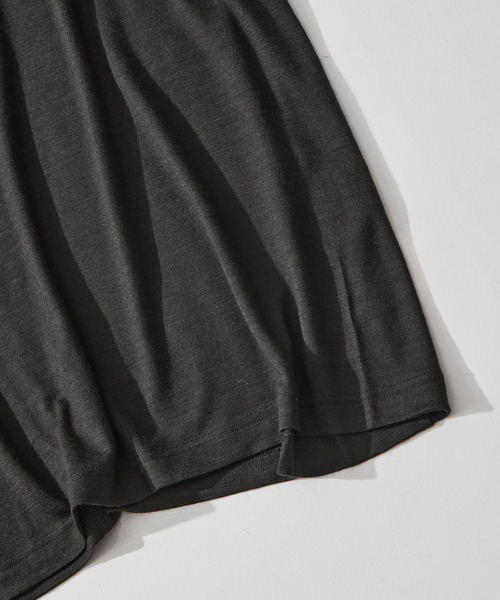 WRAPINKNOT(ラッピンノット)の「【WRAPINKNOT/ラッピンノット】S/S Wide Fit T-shirt(Tシャツ/カットソー・メンズ・ダークグレー/ブラック・3/2)」の20枚目の写真