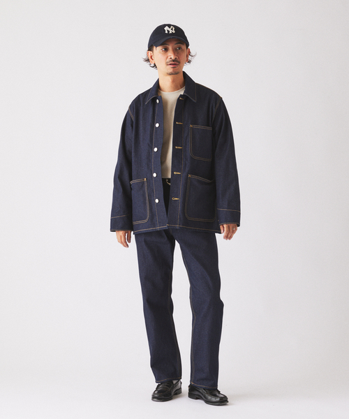 JOURNAL STANDARD relume(ジャーナルスタンダード レリューム)の「クラフトデニム 13.5oz ナローストレート(デニムパンツ・メンズ・ネイビー/ブラック系その他/ブルー系その他・SMALL/MEDIUM/LARGE)」の16枚目の写真