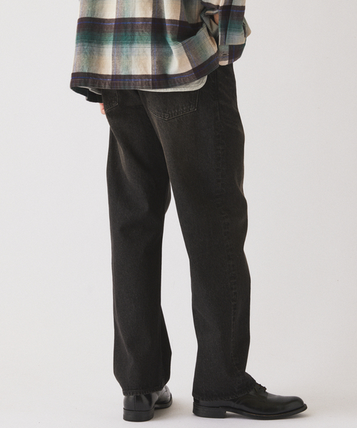 JOURNAL STANDARD relume(ジャーナルスタンダード レリューム)の「クラフトデニム 13.5oz ナローストレート(デニムパンツ・メンズ・ネイビー/ブラック系その他/ブルー系その他・SMALL/MEDIUM/LARGE)」の22枚目の写真