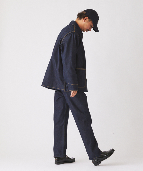 JOURNAL STANDARD relume(ジャーナルスタンダード レリューム)の「クラフトデニム 13.5oz ナローストレート(デニムパンツ・メンズ・ネイビー/ブラック系その他/ブルー系その他・SMALL/MEDIUM/LARGE)」の6枚目の写真