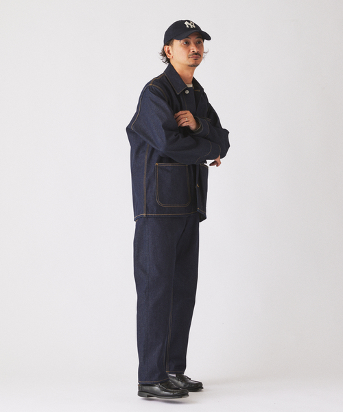 JOURNAL STANDARD relume(ジャーナルスタンダード レリューム)の「クラフトデニム 13.5oz ナローストレート(デニムパンツ・メンズ・ネイビー/ブラック系その他/ブルー系その他・SMALL/MEDIUM/LARGE)」の7枚目の写真