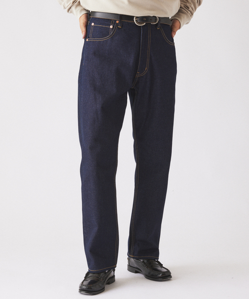 JOURNAL STANDARD relume(ジャーナルスタンダード レリューム)の「クラフトデニム 13.5oz ナローストレート(デニムパンツ・メンズ・ネイビー/ブラック系その他/ブルー系その他・SMALL/MEDIUM/LARGE)」の8枚目の写真