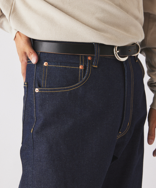 JOURNAL STANDARD relume(ジャーナルスタンダード レリューム)の「クラフトデニム 13.5oz ナローストレート(デニムパンツ・メンズ・ネイビー/ブラック系その他/ブルー系その他・SMALL/MEDIUM/LARGE)」の9枚目の写真