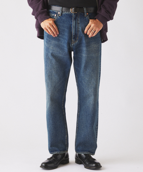 JOURNAL STANDARD relume(ジャーナルスタンダード レリューム)の「クラフトデニム 13.5oz ナローストレート(デニムパンツ・メンズ・ネイビー/ブラック系その他/ブルー系その他・SMALL/MEDIUM/LARGE)」の14枚目の写真