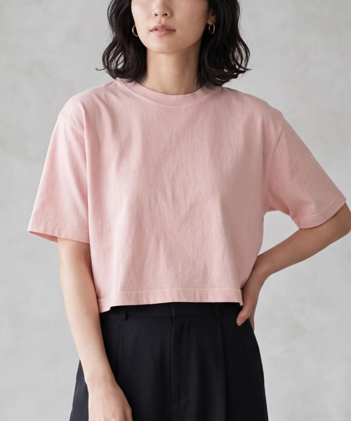 comfort colors(コンフォートカラーズ)の「【T23】【COMFORT COLORS/コンフォートカラーズ】WOMEN‘S HEAVYWEIGHT BOXY T-SHIRT S-3023CL-2(Tシャツ/カットソー・レディース・サックスブルー/チャコールグレー/ミント/ライム/ピンク・LARGE/MEDIUM)」の1枚目の写真
