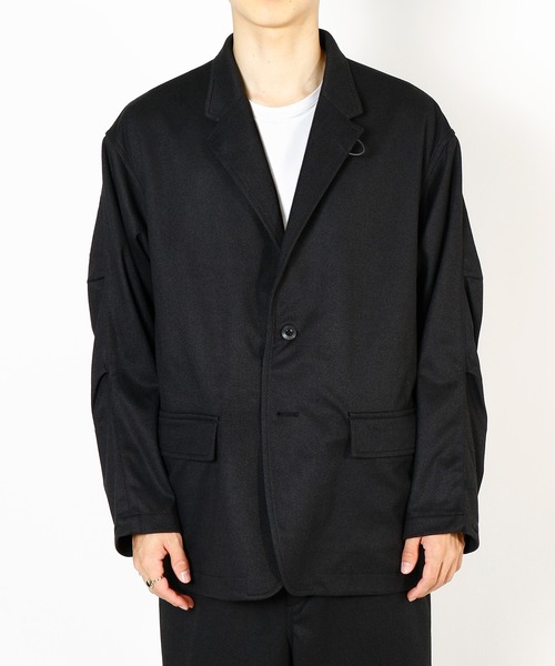 DAIWA PIER39(ダイワピア39)の「TECH LOOSE 2B JACKET FLANNEL BJ-32026W(ブルゾン・メンズ・オリーブ/チャコールグレー/ネイビー・MEDIUM/LARGE/X-LARGE/SMALL)」の2枚目の写真