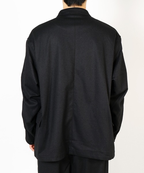DAIWA PIER39(ダイワピア39)の「TECH LOOSE 2B JACKET FLANNEL BJ-32026W(ブルゾン・メンズ・オリーブ/チャコールグレー/ネイビー・MEDIUM/LARGE/X-LARGE/SMALL)」の6枚目の写真