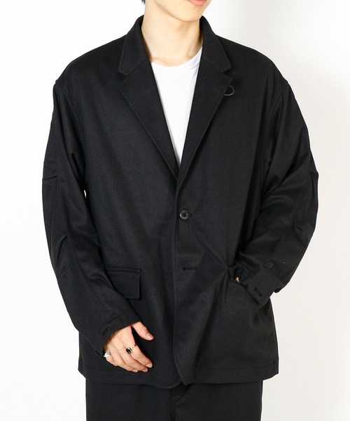 DAIWA PIER39(ダイワピア39)の「TECH LOOSE 2B JACKET FLANNEL BJ-32026W(ブルゾン・メンズ・オリーブ/チャコールグレー/ネイビー・MEDIUM/LARGE/X-LARGE/SMALL)」の7枚目の写真