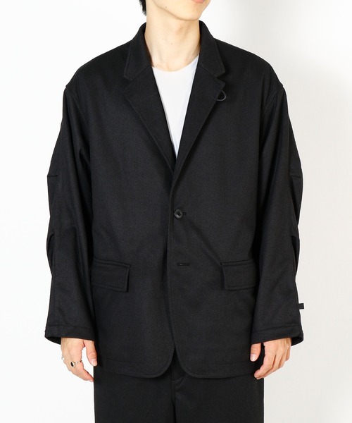 DAIWA PIER39(ダイワピア39)の「TECH LOOSE 2B JACKET FLANNEL BJ-32026W(ブルゾン・メンズ・オリーブ/チャコールグレー/ネイビー・MEDIUM/LARGE/X-LARGE/SMALL)」の4枚目の写真