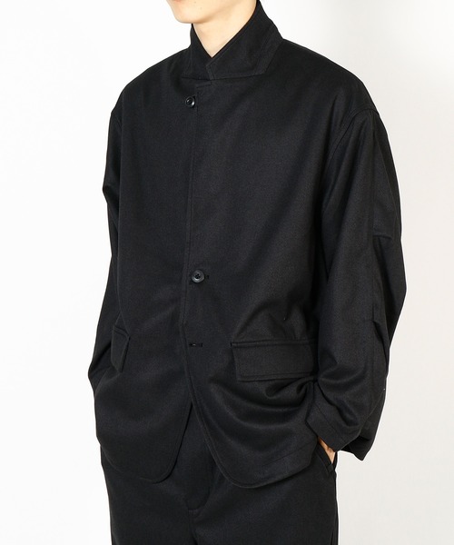 DAIWA PIER39(ダイワピア39)の「TECH LOOSE 2B JACKET FLANNEL BJ-32026W(ブルゾン・メンズ・オリーブ/チャコールグレー/ネイビー・MEDIUM/LARGE/X-LARGE/SMALL)」の9枚目の写真