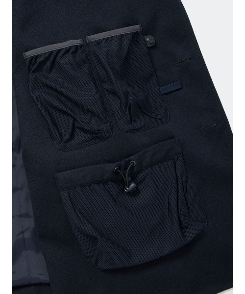 DAIWA PIER39(ダイワピア39)の「TECH LOOSE 2B JACKET FLANNEL BJ-32026W(ブルゾン・メンズ・オリーブ/チャコールグレー/ネイビー・MEDIUM/LARGE/X-LARGE/SMALL)」の21枚目の写真