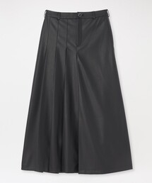 シンセティックレザー タックスカート