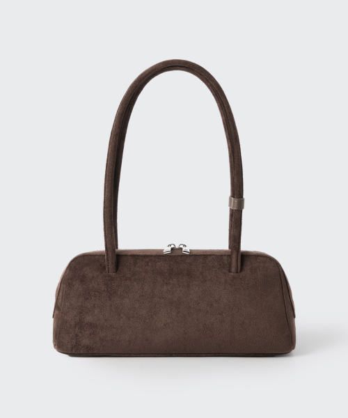 MUSINSA STANDARD WOMAN（ムシンサスタンダードウーマン）の「ウィメンズ シンセティックスウェード ダックスフント ショルダーバッグ [ダークブラウン]（ショルダーバッグ・レディース・その他・F）」の4枚目の写真