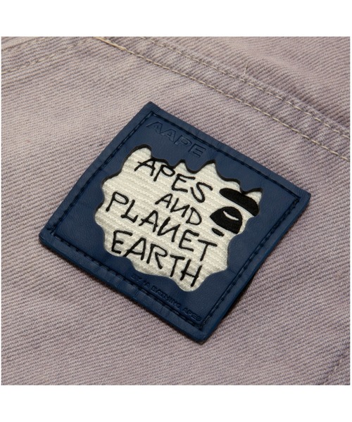 AAPE BY A BATHING APE(エーエイプバイアベイシングエイプ)の「AAPE DENIM HOODED JACKET(デニムジャケット・メンズ・パープル系その他3・SMALL/X-LARGE/MEDIUM/LARGE)」の6枚目の写真