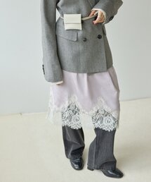 【Noka】アソートサテンレーススカート《WEB限定》