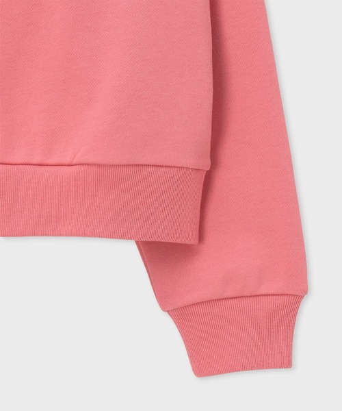 PS Paul Smith(ピーエスポールスミス)の「ウィメンズ ゼブラ ワンポイント スウェット / 265851 352V(スウェット・レディース・コーラル・2L/MEDIUM)」の3枚目の写真