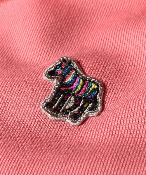 PS Paul Smith(ピーエスポールスミス)の「ウィメンズ ゼブラ ワンポイント スウェット / 265851 352V(スウェット・レディース・コーラル・2L/MEDIUM)」の5枚目の写真
