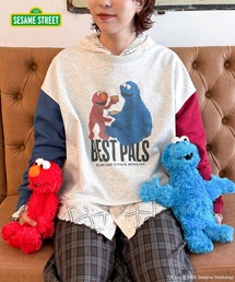 SESAME STREET（セサミストリート）の「【SESAME STREET】袖配色プルオーバー（スウェット）」