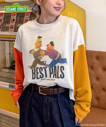 SESAME STREET（セサミストリート）の「【SESAME STREET】袖配色プルオーバー（スウェット）」
