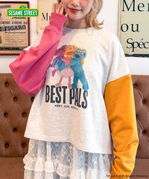 SESAME STREET（セサミストリート）の「【SESAME STREET】袖配色プルオーバー（スウェット）」