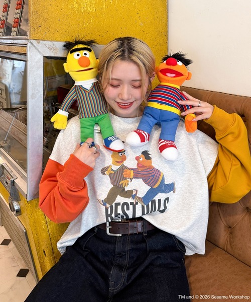 SESAME STREET（セサミストリート）の「【SESAME STREET】袖配色プルオーバー（スウェット・レディース・C/B/A・FREE）」の19枚目の写真