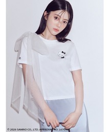 【ハローキティ】2wayチュールリボンTシャツ