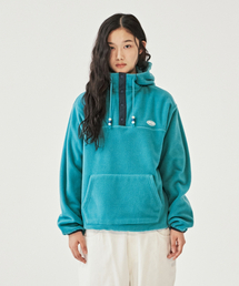 [Mmlg] STRING CHARM FLEECE HOODIE (GREEN)