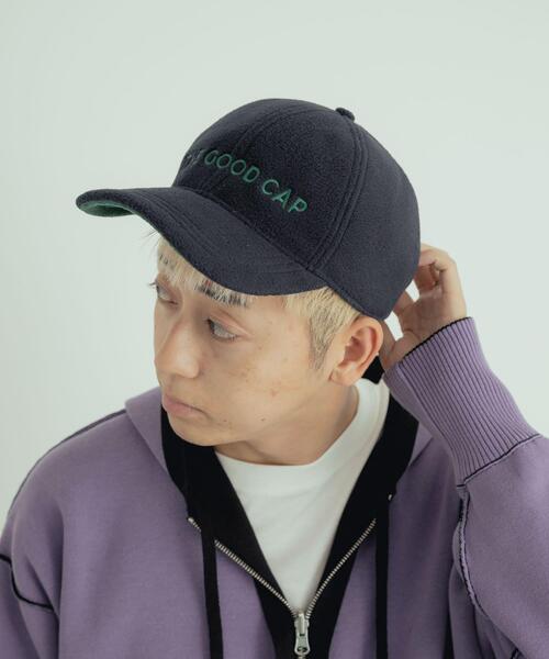 THE GOODLAND MARKET(ザグッドランドマーケット)の「ザ グッドランド マーケット FLEECE FLIGHT CAP(キャップ・メンズ・パープル/ネイビー/グレー・FREE)」の3枚目の写真
