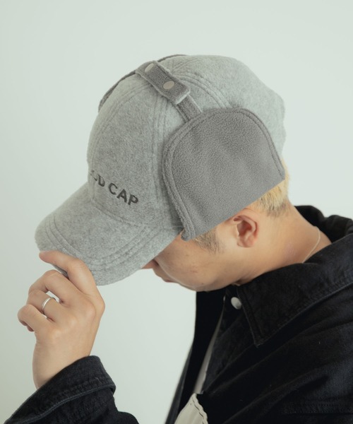 THE GOODLAND MARKET(ザグッドランドマーケット)の「ザ グッドランド マーケット FLEECE FLIGHT CAP(キャップ・メンズ・パープル/ネイビー/グレー・FREE)」の6枚目の写真