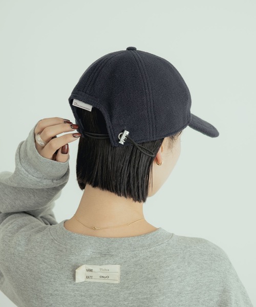 THE GOODLAND MARKET(ザグッドランドマーケット)の「ザ グッドランド マーケット FLEECE FLIGHT CAP(キャップ・メンズ・パープル/ネイビー/グレー・FREE)」の13枚目の写真