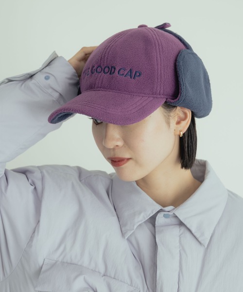 THE GOODLAND MARKET(ザグッドランドマーケット)の「ザ グッドランド マーケット FLEECE FLIGHT CAP(キャップ・メンズ・パープル/ネイビー/グレー・FREE)」の17枚目の写真