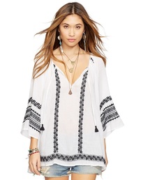 Denim & Supply Ralph Lauren | エンブロイダード ガーゼ トップ(その他トップス)