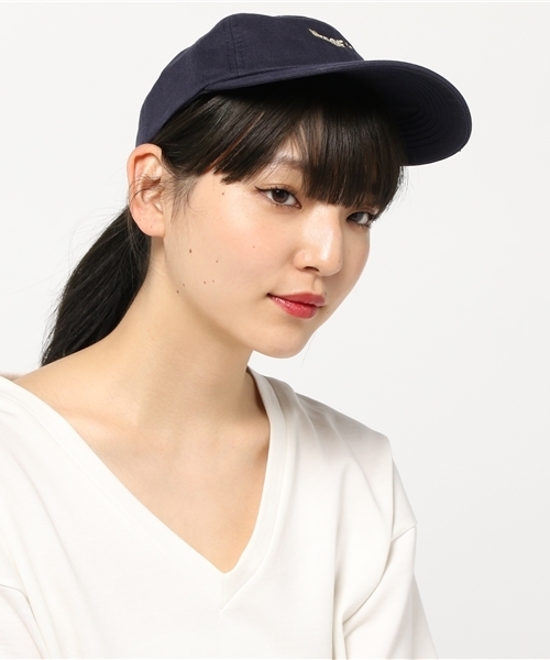MOUSSY（マウジー）の「MESSAGE CAP（キャップ・レディース・ブラック/ネイビー/ホワイト・FREE）」の11枚目の写真