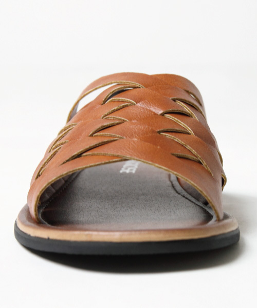 JACKROSE（ジャックローズ）の「PUメッシュサンダル（サンダル・メンズ・ホワイト/キャメル/ブラック・M/L）」の5枚目の写真