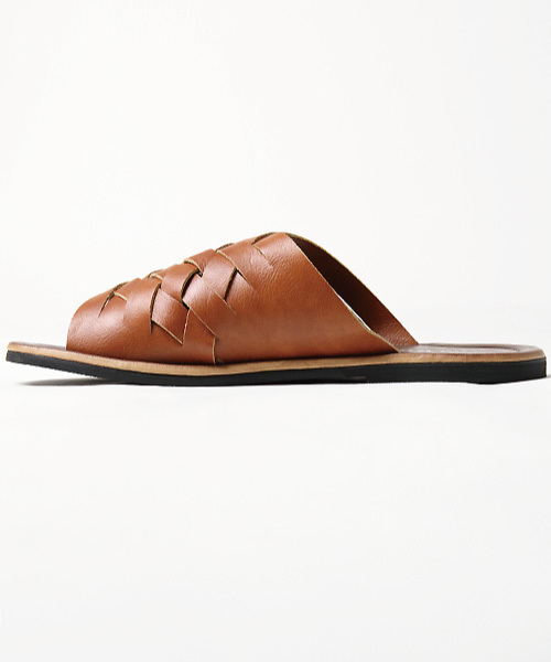 JACKROSE（ジャックローズ）の「PUメッシュサンダル（サンダル・メンズ・ホワイト/キャメル/ブラック・M/L）」の7枚目の写真