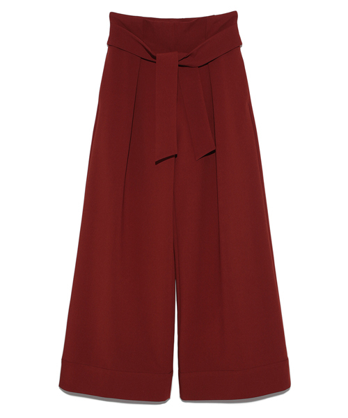 Mila Owen ミラオーウェン の ベルト付ワイドパンツ その他パンツ Wear