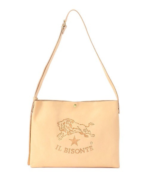 IL BISONTE（イルビゾンテ）の「IL BISONTE/ ORIGINAL LEATHER / ショルダーバッグ（ショルダーバッグ・レディース・グレー/ナチュラル/ライトブラウン/ブラック/オリーブ/オレンジ/ダークブラウン/レッド/グリーン/レンガ/ネイビー/ホワイト・FREE）」の6枚目の写真