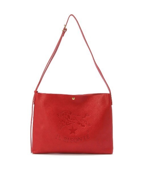 IL BISONTE（イルビゾンテ）の「IL BISONTE/ ORIGINAL LEATHER / ショルダーバッグ（ショルダーバッグ・レディース・グレー/ナチュラル/ライトブラウン/ブラック/オリーブ/オレンジ/ダークブラウン/レッド/グリーン/レンガ/ネイビー/ホワイト・FREE）」の10枚目の写真